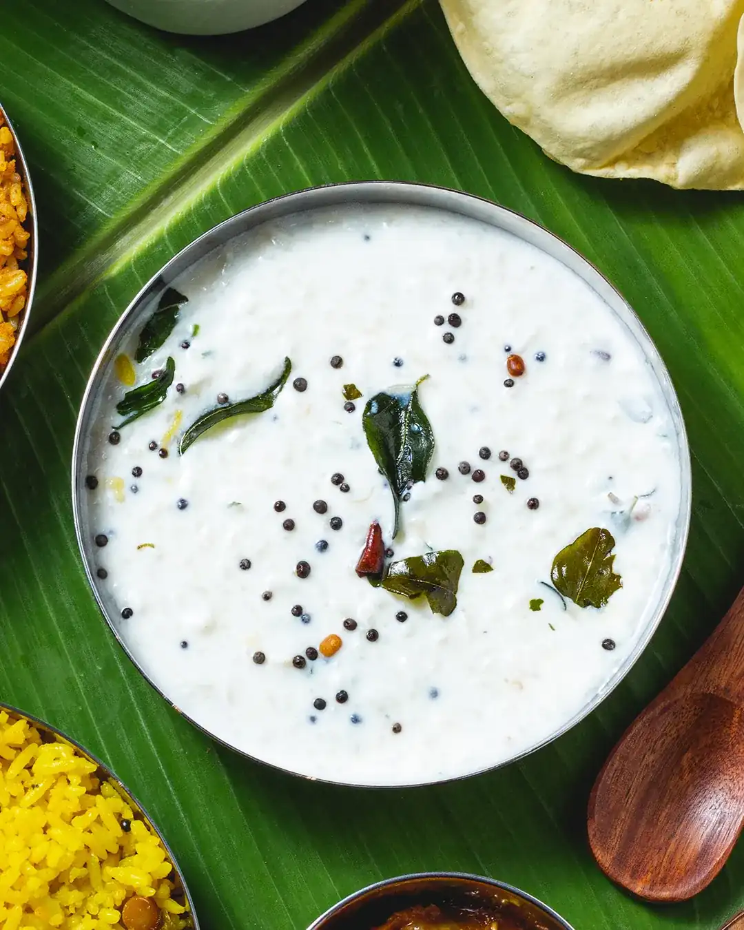 Sham Rice Pure Veg South Indian Menu | Unlimited Banana Leaf Sadhya at Santosham
